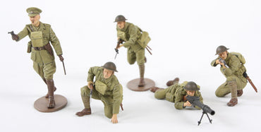 TAMIYA 35339 WWI British Infantry Set x 5 figs 1:35  Military Model Kit Figures