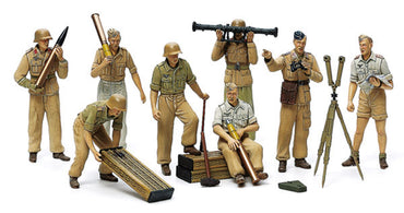 TAMIYA 35343 German Africa Corps Luftwaffe Artillery crew set 1:35 Model Kit