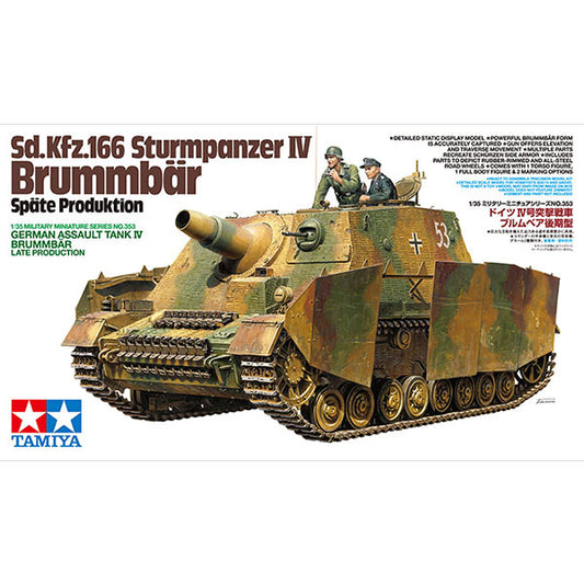 TAMIYA 35353 Sd.kfz.166 Sturmpanzer IV 'Brummbar' 1:35 Tank Model Kit