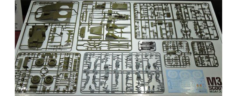 TAMIYA 35363 M3A1 Scout Car 1:35 Military Model Kit