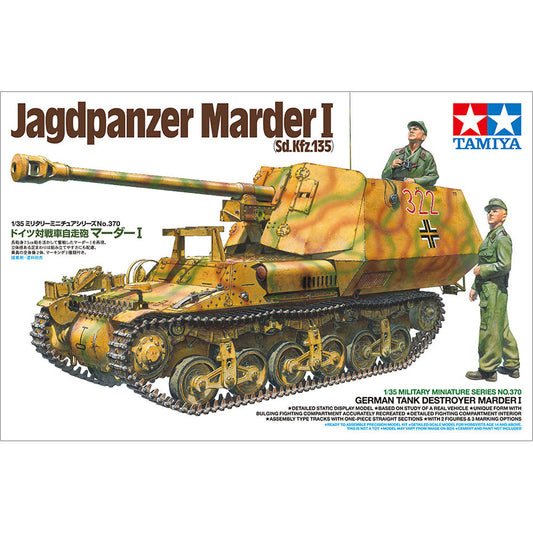 Tamiya 35370 German Tank Destroyer Marder I 1:35 Plastic Model Tank Kit