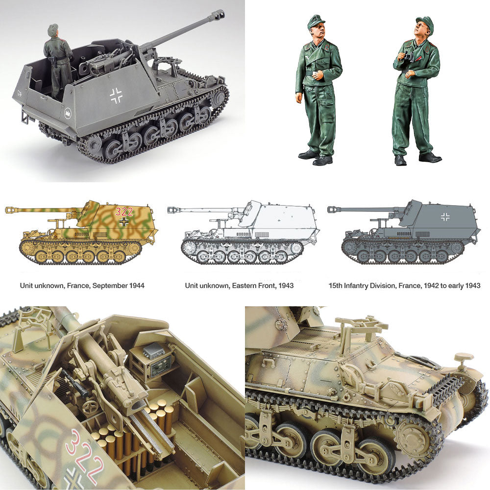 Tamiya 35370 German Tank Destroyer Marder I 1:35 Plastic Model Tank Kit