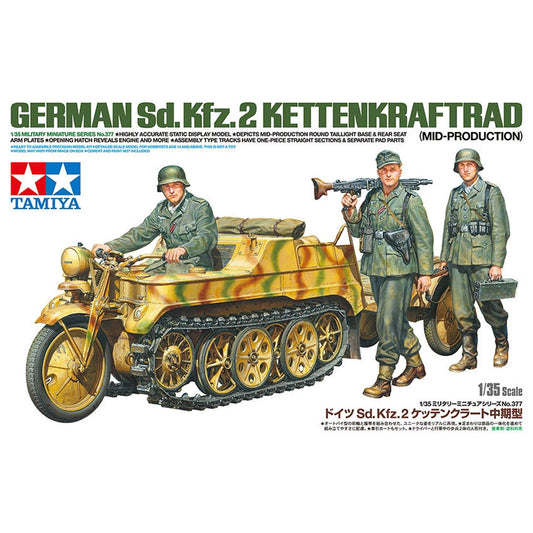 Tamiya 35377 Kettenkraftrad Mid Production 1:35 Plastic Model Kit