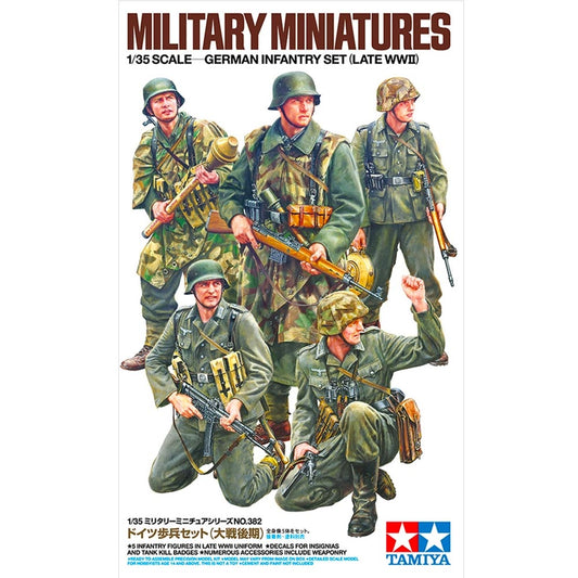 Tamiya  35382 German Infantry Late WWII 1:35 Figure Model Kit