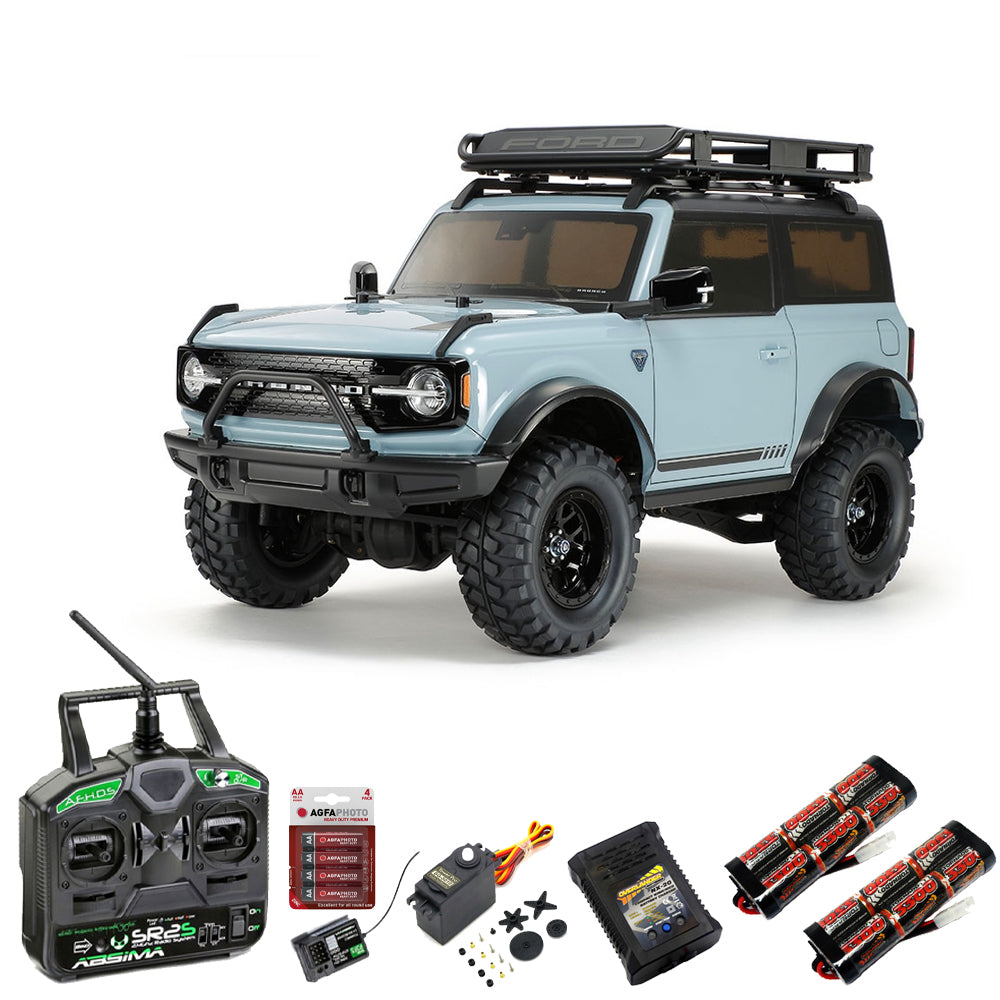 Tamiya CC-02 Ford Bronco 2021 Pre Painted RC 47483 Premium Stick Bundle