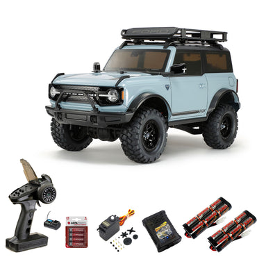 Tamiya CC-02 Ford Bronco 2021 Pre Painted RC 47483 Premium Wheel Bundle