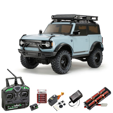 Tamiya CC-02 Ford Bronco 2021 Pre Painted RC 47483 Standard Stick Bundle