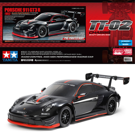 Tamiya RC 47512 Porsche 911 GT3 R (992) TT-02 (Painted) 1:10 Car Assembly Kit