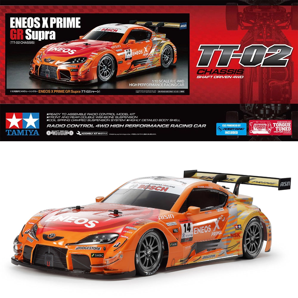 Tamiya RC 47514 Eneos X Prime GR Supra 1:10 RC Car Assembly Kit