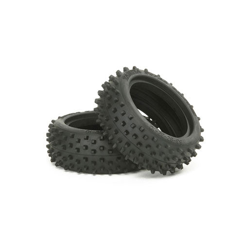 Tamiya 53088 6024 4wd Front Square Spike Tyres (2pcs) was 53092 RC Hop-ups