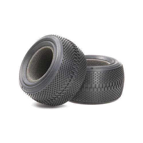 Tamiya 54186 Dual Block Tyres K Rear 62/35 was 51241 (2pcs) - RC Hop-ups