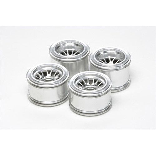 Tamiya 54201 F104 Plated Mesh Wheel Rubber Tyre - RC Hop-ups