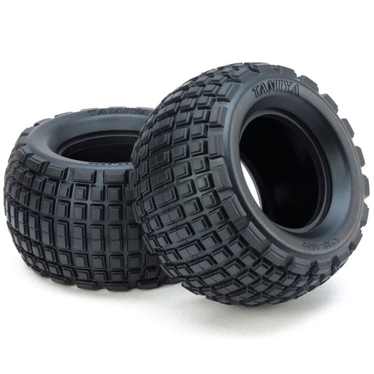 Tamiya RC 54954 ST Block Rear Bubble Tyre Soft x 2 RC Spares Accessories