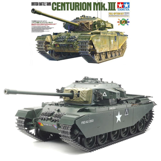 Tamiya RC 56045 British Centurion MKIII Full-Option 1:16 Tank Assembly Kit