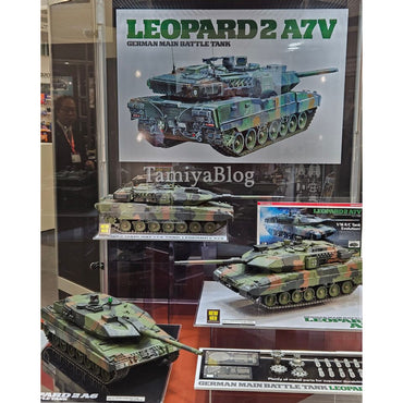 Tamiya RC 56047 Leopard 2 A7V w/Option Kit 1:16 RC Tank Assembly Kit