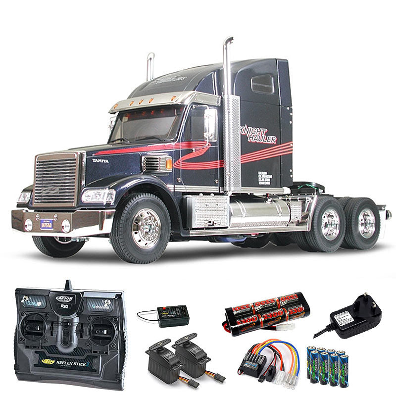 TAMIYA RC 56314 Knight Hauler US Truck 1:14 Kit + radio bundle