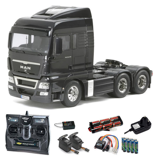 TAMIYA RC 56325 MAN TGX 26.540 6x4 XLX Truck 1:14 Kit + radio bundle