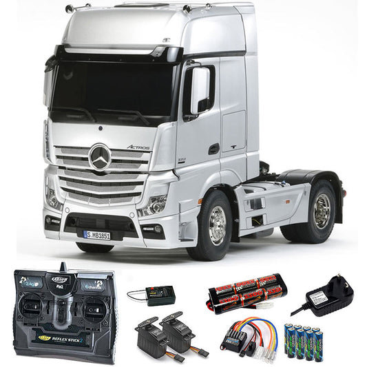 TAMIYA RC 56335 Mercedes Benz Actros 1851 Gigaspace 1:14 Kit + radio bundle