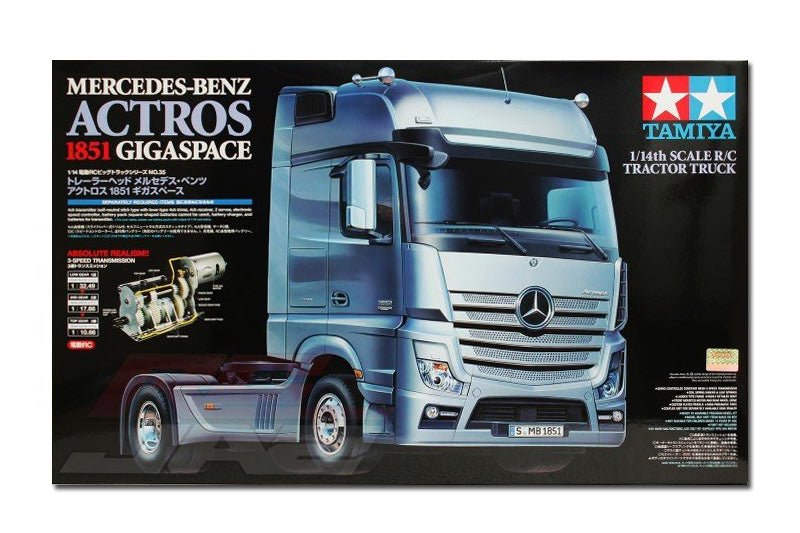 TAMIYA RC 56352 Mercedes Arocs 3363 6x4 Classic Space 1:14 Truck Assembly Kit