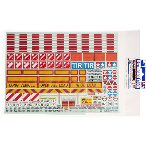 TAMIYA RC 56534 Tractor Truck / Trailer 1:14 Sticker Set