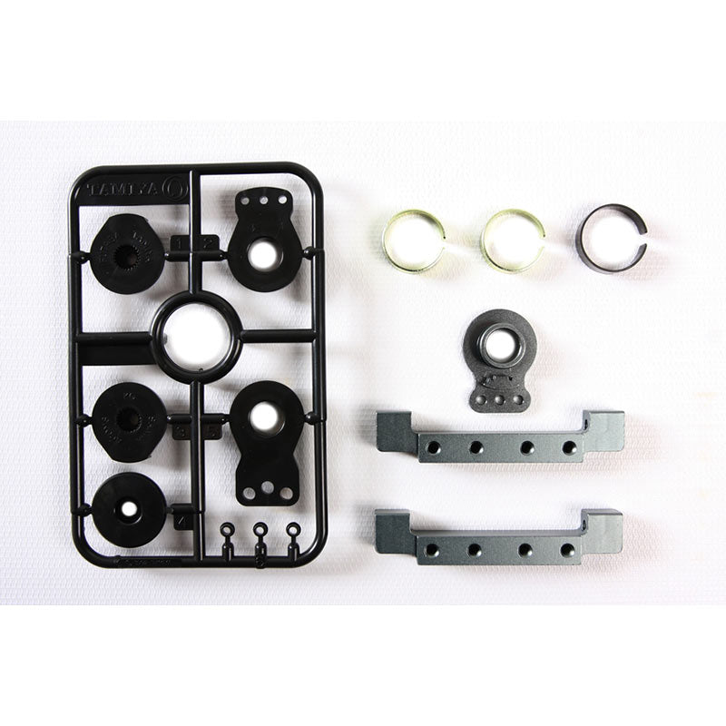 TAMIYA 56537 Tractor Truck Aluminum Dual Servo Mount & Hi-Torque Servo Saver NIP