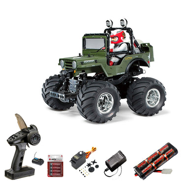 TAMIYA RC 58242 Wild Willy 2 WR-02 1:10 Standard Wheel Bundle