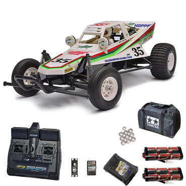 TAMIYA RC 58346 The Grasshopper Off-Road Buggy 1:10 PRO Stick Radio Bundle