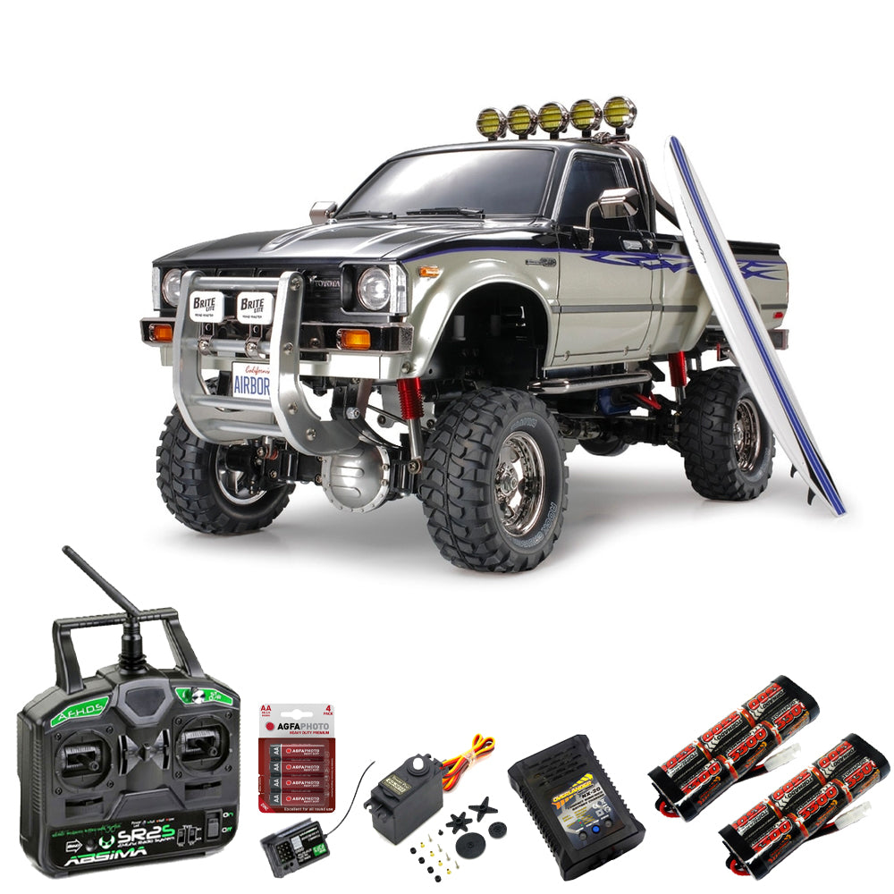 TAMIYA RC 58397 Toyota Hilux High Lift 1:10 Premium Stick Bundle