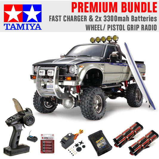 TAMIYA RC 58397 Toyota Hilux High Lift 1:10 Premium Wheel Bundle