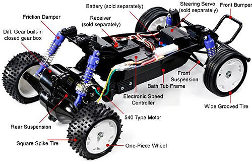 TAMIYA RC 58416 Rising Fighter Buggy 1:10 Assembly Kit