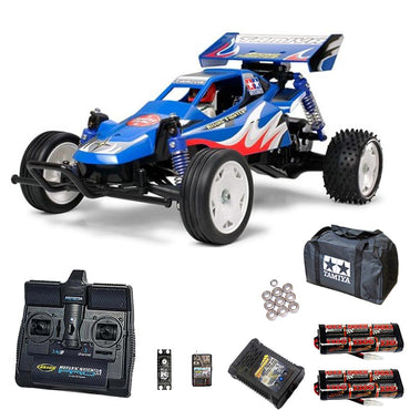 TAMIYA RC 58416 Rising Fighter Buggy 1:10 PRO Stick Radio Bundle