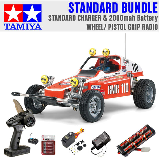 Tamiya RC 58441 Buggy Champ (2009) 1:10 Standard Wheel Radio Bundle