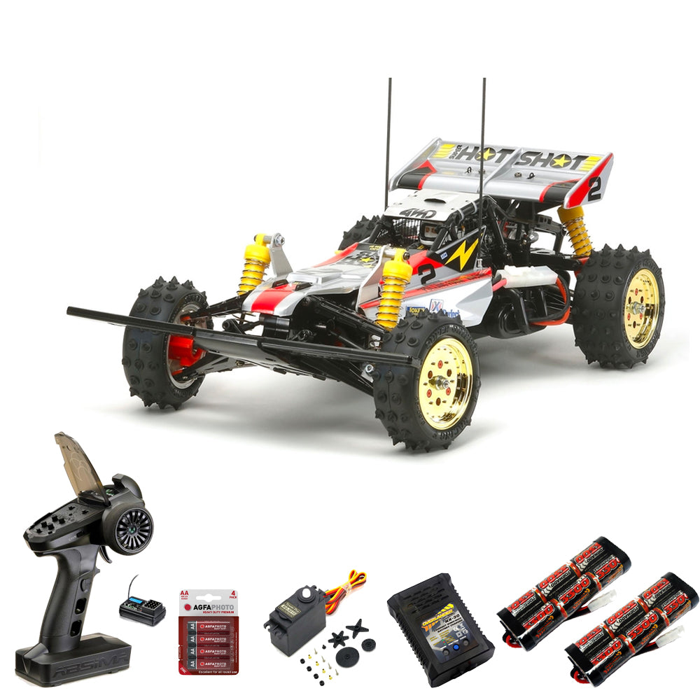 TAMIYA RC 58517 Super Hotshot 2012 1:10 Car Premium Wheel Bundle