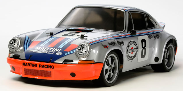 TAMIYA RC 58571 Porsche Carrera RSR Martini TT-02 4WD 1:10 Assembly Kit