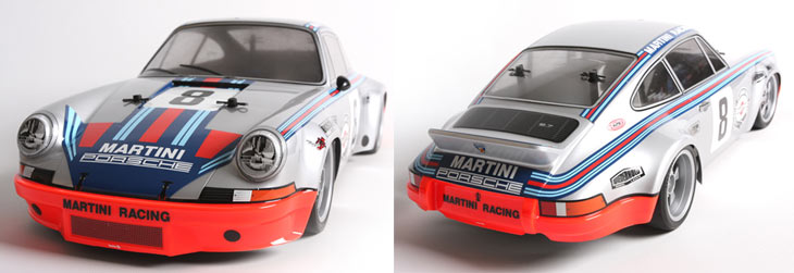 TAMIYA RC 58571 Porsche Carrera RSR Martini TT-02 4WD 1:10 Assembly Kit