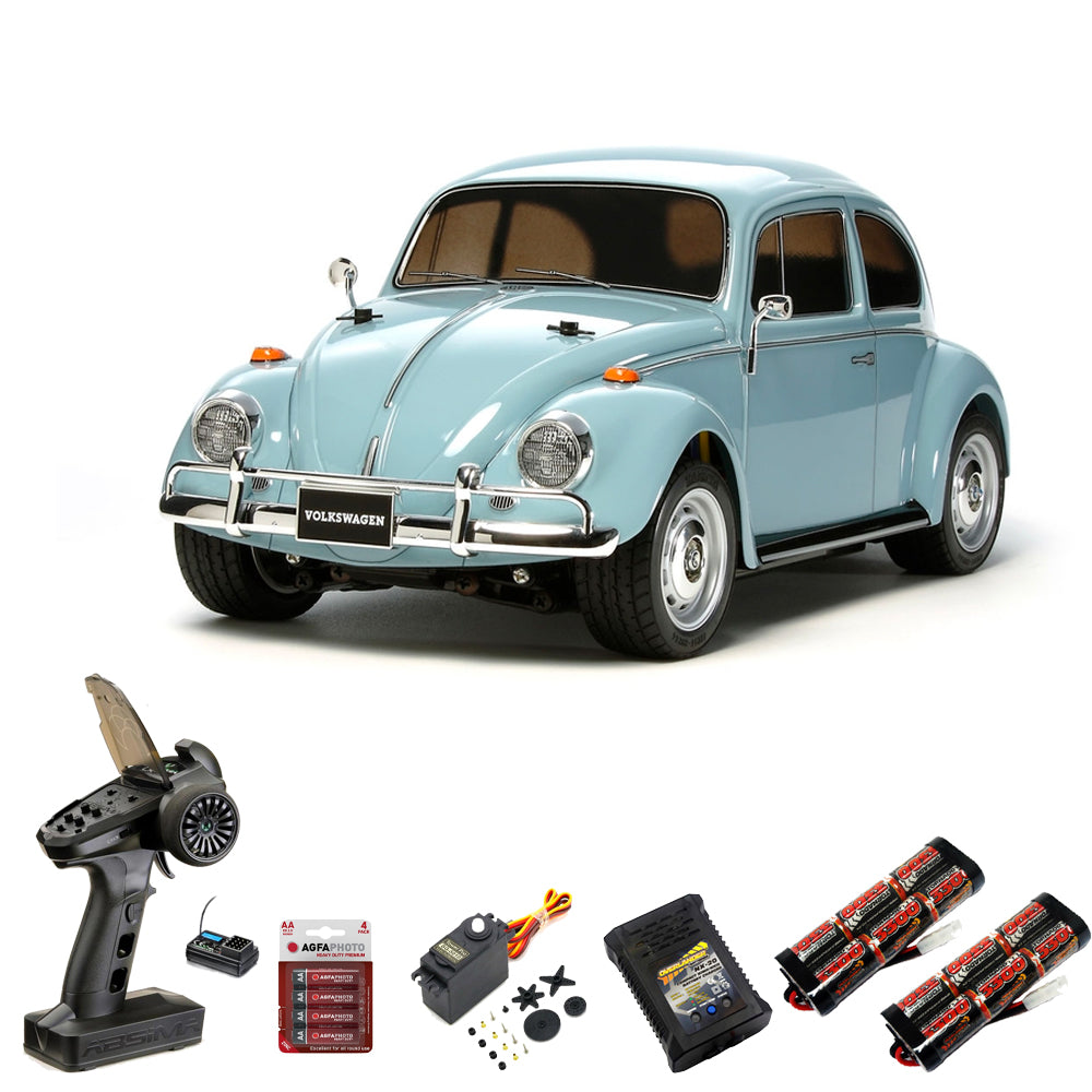 TAMIYA RC 58572 Volkswagen Beetle (M-06) 58572 1:10 Premium Wheel Bundle