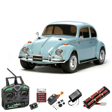 TAMIYA RC 58572 Volkswagen Beetle (M-06) 58572 1:10 Standard Stick Bundle
