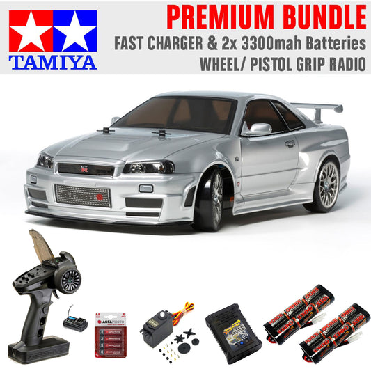 TAMIYA RC 58605 Nismo R34 GT-R Z-tune TT-02D Drift 1:10 Premium Wheel Bundle