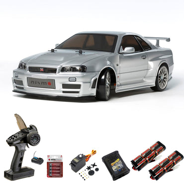 TAMIYA RC 58605 Nismo R34 GT-R Z-tune TT-02D Drift 1:10 Premium Wheel Bundle