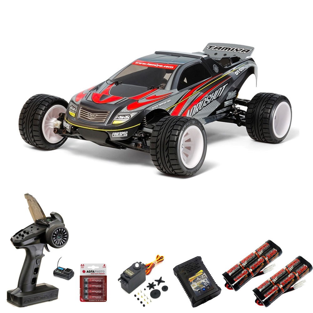 TAMIYA RC 58610 Aqroshot DT-03T 1:10 Premium Wheel Bundle