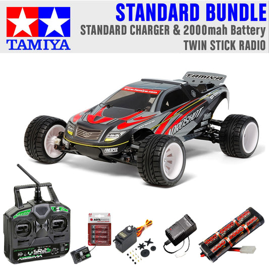 TAMIYA RC 58610 Aqroshot DT-03T 1:10 Standard Stick Bundle