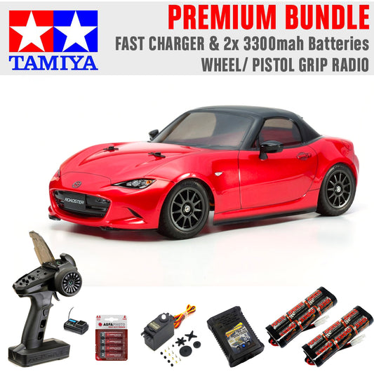 TAMIYA RC 58624 Mazda MX-5 M-05 1:10 Car Premium Wheel Bundle