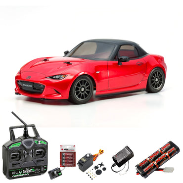 TAMIYA RC 58624 Mazda MX-5 M-05 1:10 Car Standard Stick Bundle