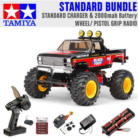 TAMIYA RC 58633 Blackfoot 2016 1:10 RC Truck Standard Wheel Bundle