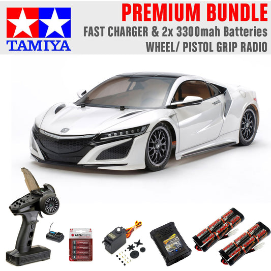 TAMIYA RC 58634 Honda NSX 2016 (TT-02) 1:10 Car Premium Wheel Bundle
