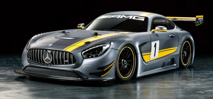 TAMIYA RC 58639 Mercedes AMG GT3 TT-02 1:10 Car Assembly Kit