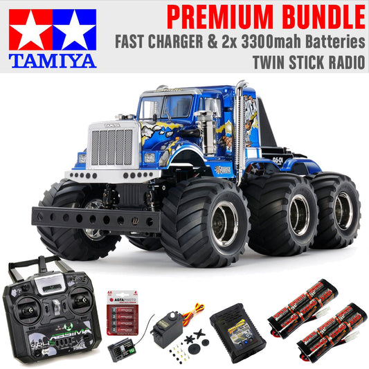 TAMIYA RC 58646 The Konghead 6x6 1:18 Truck Assembly Kit