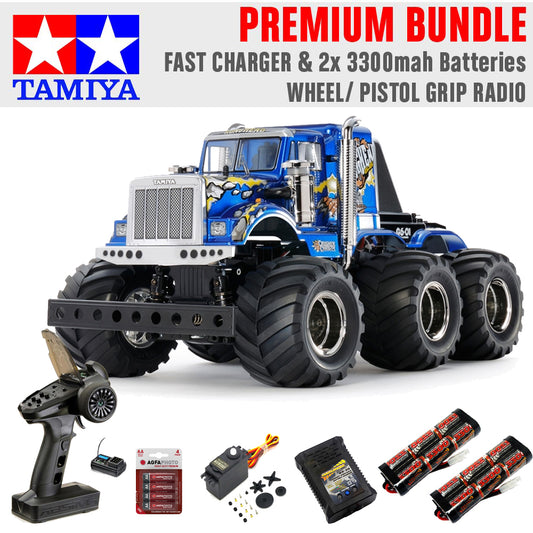 TAMIYA RC 58646 The Konghead 6x6 1:18 Truck Assembly Kit