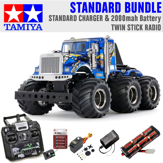 TAMIYA RC 58646 The Konghead 6x6 1:18 Truck Assembly Kit