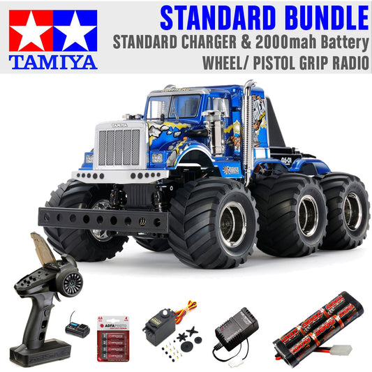 TAMIYA RC 58646 The Konghead 6x6 1:18 Truck Assembly Kit